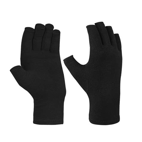 Arthritis Compression Gloves Relieves From Rheumatoid Carpal Tunnel Hand Gloves Fingerless For ...