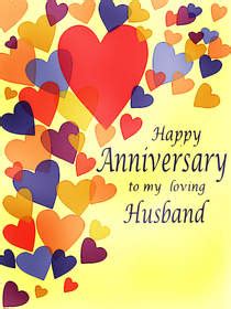 Free Printable Anniversary Husband Cards, Create and Print Free ...