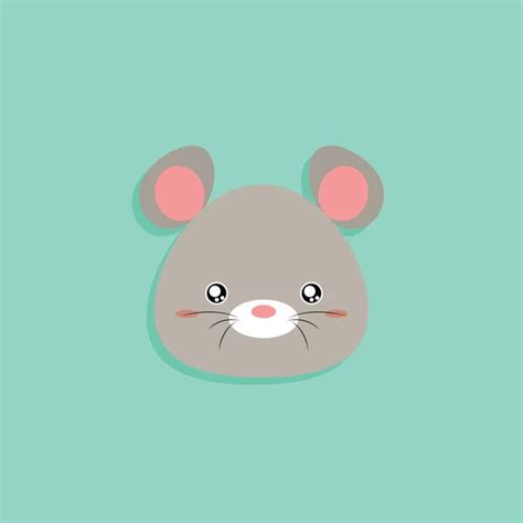 Cartoon Mouse face — Stock Vector © DAVIDS47 #142129874