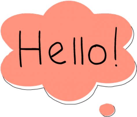 Greeting, Hello, Visual Free PNG