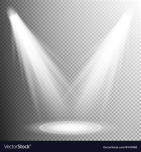 Light effect - spotlight eps 10 Royalty Free Vector Image