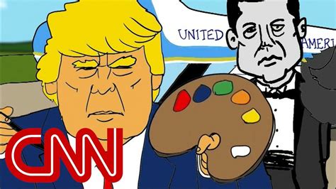 Jake Tapper's cartoon imagines Trump's Air Force One makeover - YouTube