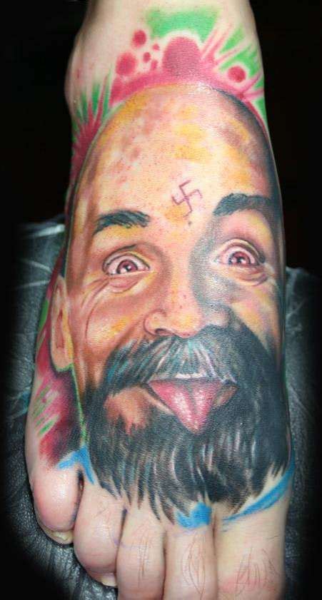 Infamous Murderer Inks : Charles Manson Tattoos