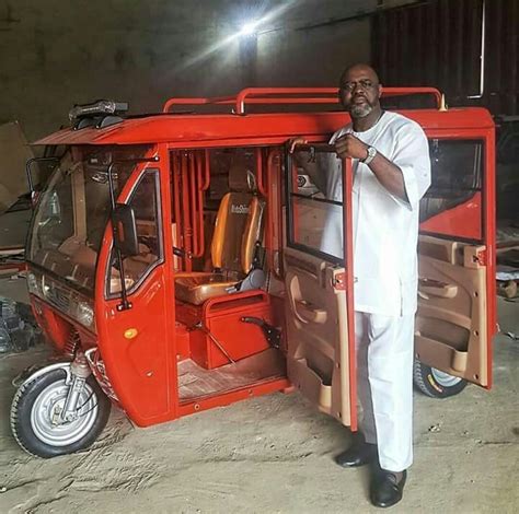 Would You Ride In This Luxury Made In Nigeria Keke [Tricycle ...