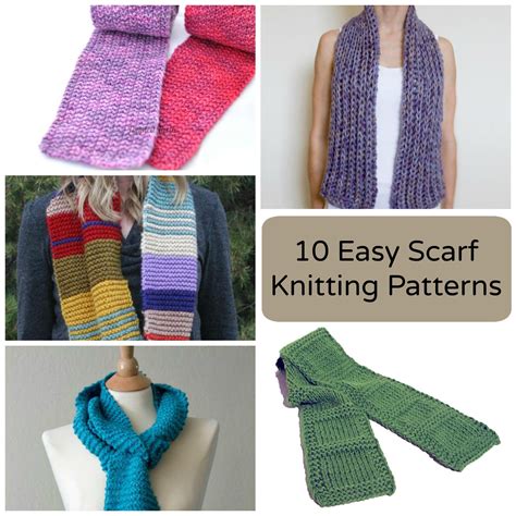 10 Easy Scarves + Cowls to Keep Your Neck Cozy | Easy scarf knitting ...