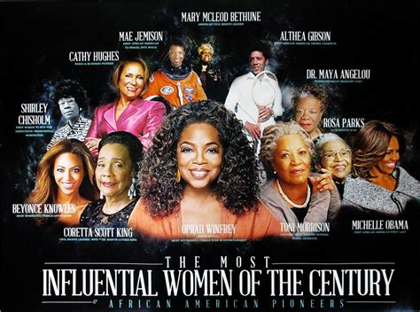 Famous Black Women Poster African American History 18x24