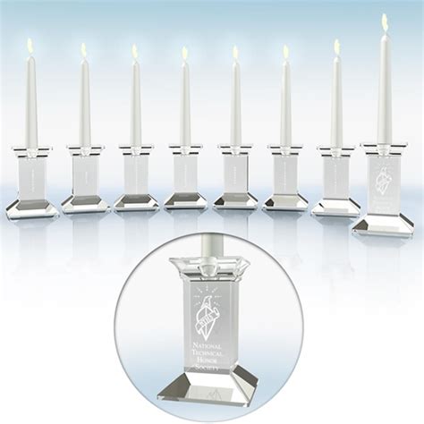 Crystal Candle Holder Set - NTHS