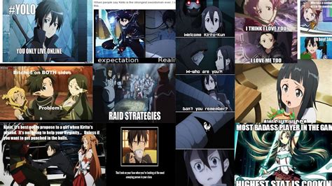 FUNNY SWORD ART ONLINE MEMES - YouTube