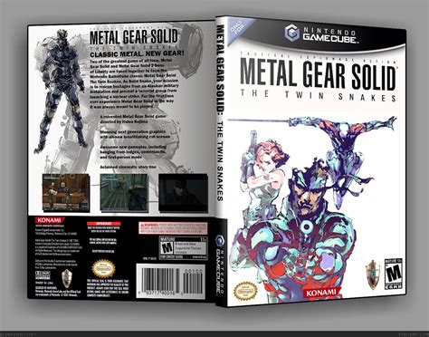 Metal Gear Solid: The Twin Snakes GameCube Box Art Cover by SNAKEMGS1