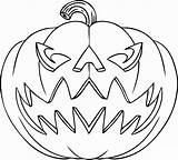 Jack o Lantern Coloring Page sketch template
