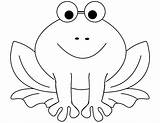 Simple Frog coloring Page  Download Print Or Color Online For Free sketch template