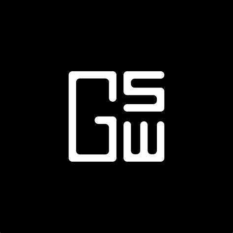 GSW letter logo vector design, GSW simple and modern logo. GSW ...