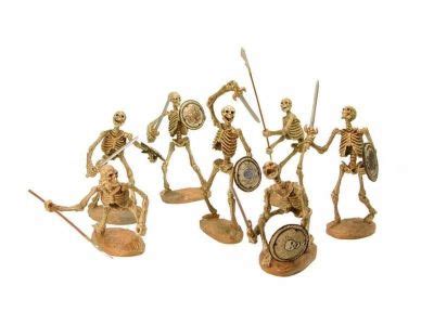 X-Plus Chess piece Series 2 Sword fighting skeletons set Jason and the ...