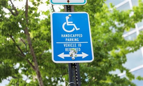 Premium Photo | Blue handicap sign a symbol of accessibility ...