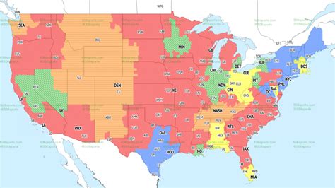 NFL Week 10 coverage map: TV schedule for CBS, Fox regional broadcasts ...