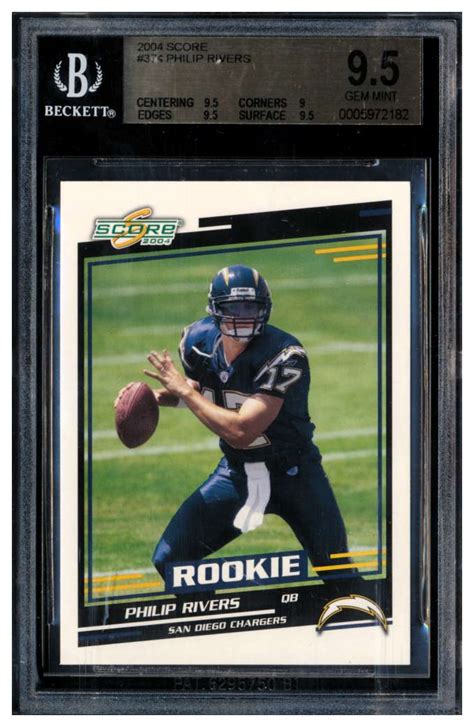 Philip Rivers Football Cards - Football Singles and Rookie Trading Cards