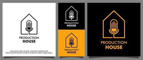 Premium Vector | Professional production house logo template