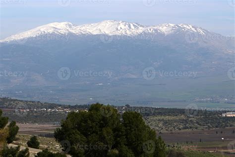 Mount Hermon is located on the border of Israel, Syria and Lebanon ...