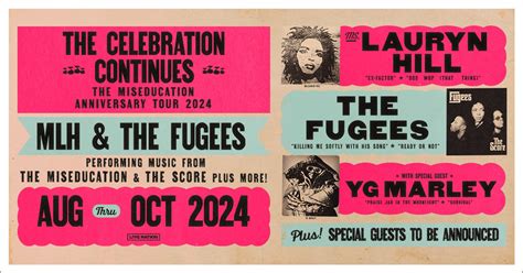 Ms. Lauryn Hill & Fugees Announce The Miseducation Anniversary Tour 2024