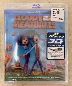 Cloudy With A Chance Of Meatballs ~ Blu Ray 3D ~ 💎Sealed💎 43396355781 | eBay