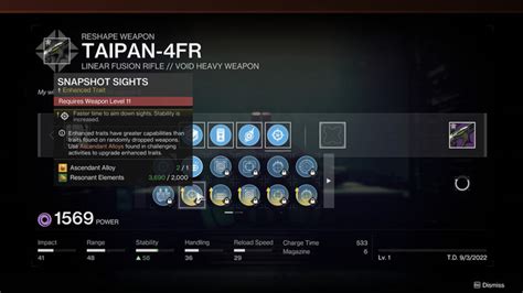 Destiny 2 Taipan-4FR God Roll guide – PvP and PvE - Gamepur