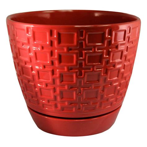 Red - Plant Pots - Planters - The Home Depot