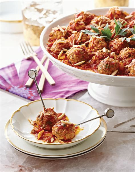 Spanish Meatballs with Tomato-Saffron Sauce Recipe