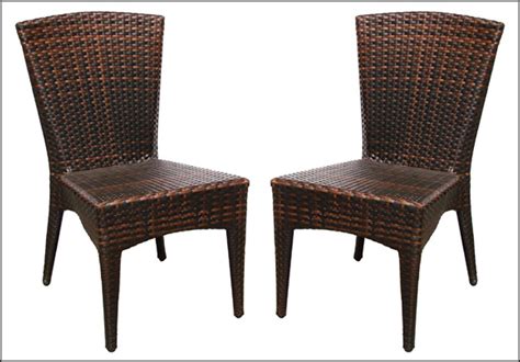 Resin Wicker Patio Chairs Stackable - Patios : Home Decorating Ideas # ...