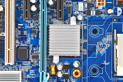 Computer motherboard stock image. Image of board, hardware - 47696001