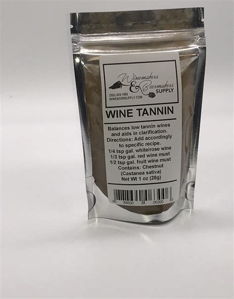 WINE TANNIN POWDER 1 OZ - Winemakers & Beermakers Supply