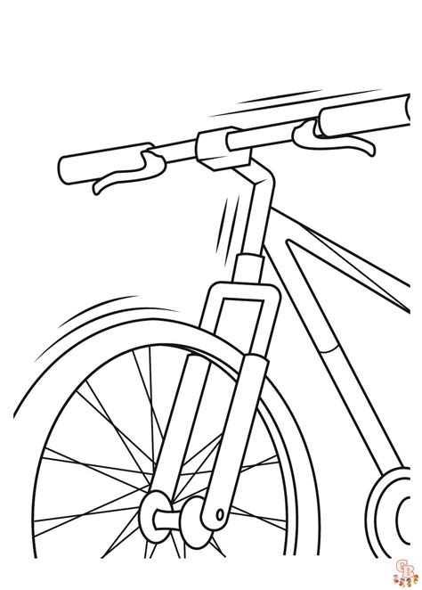 Bike Coloring Pages - Free Printable Sheets for Kids | GBcoloring