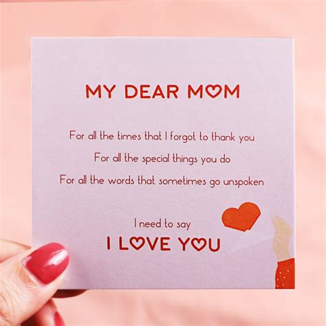 To my mom Greeting Cards Gift Cards