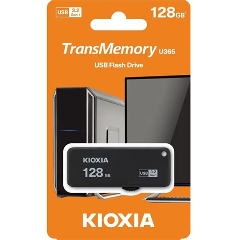 Kioxia 128GB TransMemory U365 USB3.2 Flash Drive LU365K0128GG4