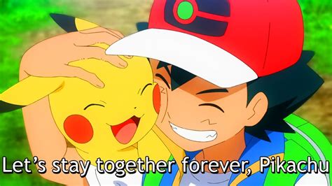 Ash and Pikachu Finally Say Goodbye - YouTube