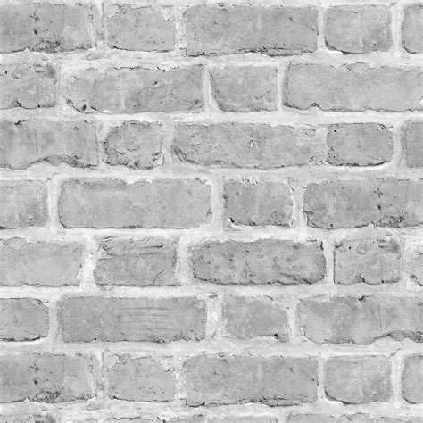 Grey Brick Wallpaper | Grey brick, Brick wallpaper, Brick effect wallpaper