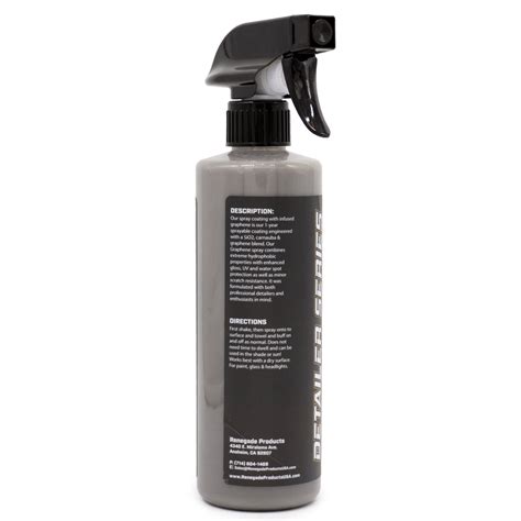 Graphene Spray Coating + Ceramic 16 Oz - Renegade Products USA