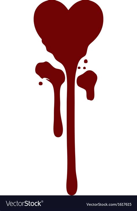 Bleeding heart Royalty Free Vector Image - VectorStock