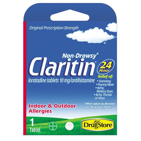 Claritin Allergy Relief, 6/pack | Refill Medication Sleeves | Medicinal ...