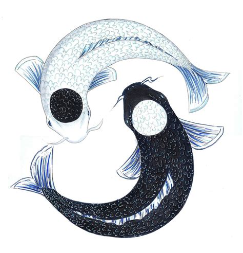 Ying yang Koi by Namyi on DeviantArt