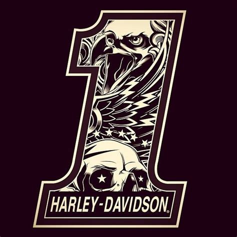 Logo Harley Davidson 1 - Jared Mirabile/Sweyda | Harley Davidson MotorBikes | Pinterest | バイク and ロゴ