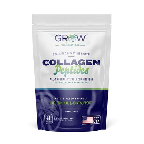 Collagen Peptides - Hair, Skin, Nail, and Joint Support - Type I & III Collagen - All-Natural ...