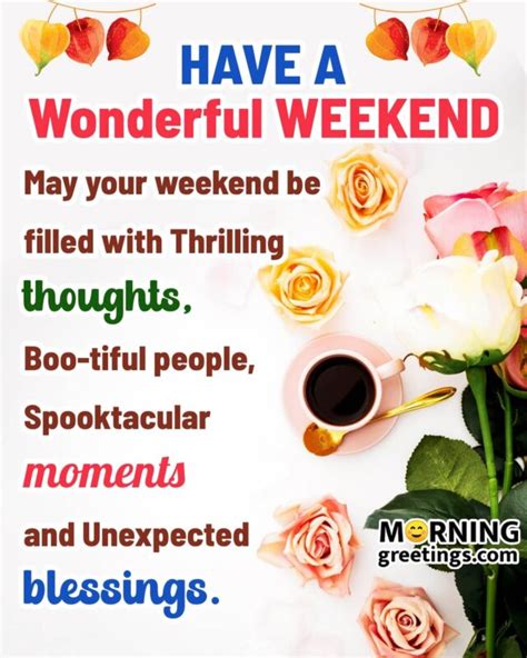 Cheers to the Weekend: Happy Weekend Images & Blessings - Morning Greetings