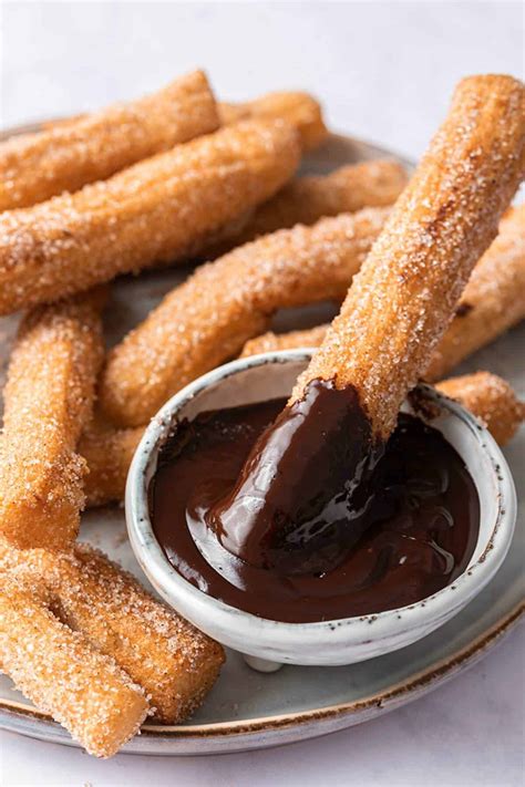 Vegan Churros {Crispy & Fluffy} - The Big Man's World