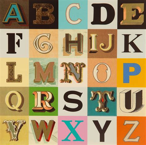 Peter Blake 'The Alphabet Suites' - Exhibition at Bohun Gallery in ...