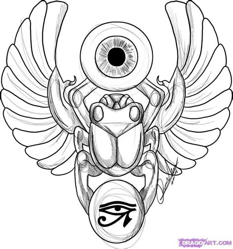 Egypt. Scarab beetle. Good luck in the afterlife | Egyptian tattoo ...