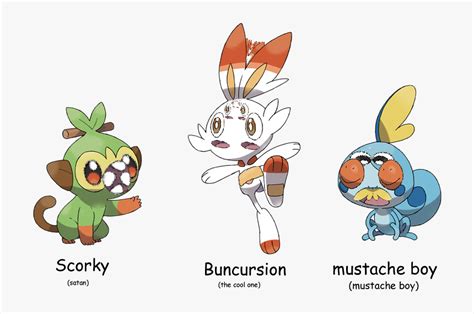 Gen 8 Pokemon Starters, HD Png Download - kindpng