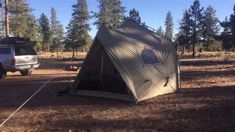 Winter Camping: Cabelas Big Horn III 4 Season Tent - YouTube