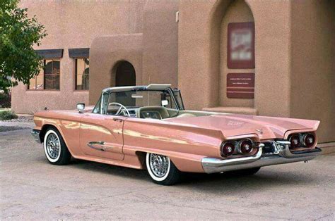 For the Ladies 1959 Pink Thunderbird Convertible | Classic cars, Ford classic cars, Ford thunderbird