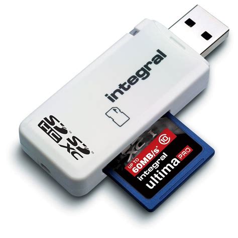 INTEGRAL USB CARD READER ADAPTER SD SDHC SDXC MICROSD SINGLE SLOT MEMORY STICK | eBay