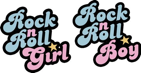 Download Rock N Roll Girl And Boy Shirt Logo - Finding Nemo Rock N Roll ...